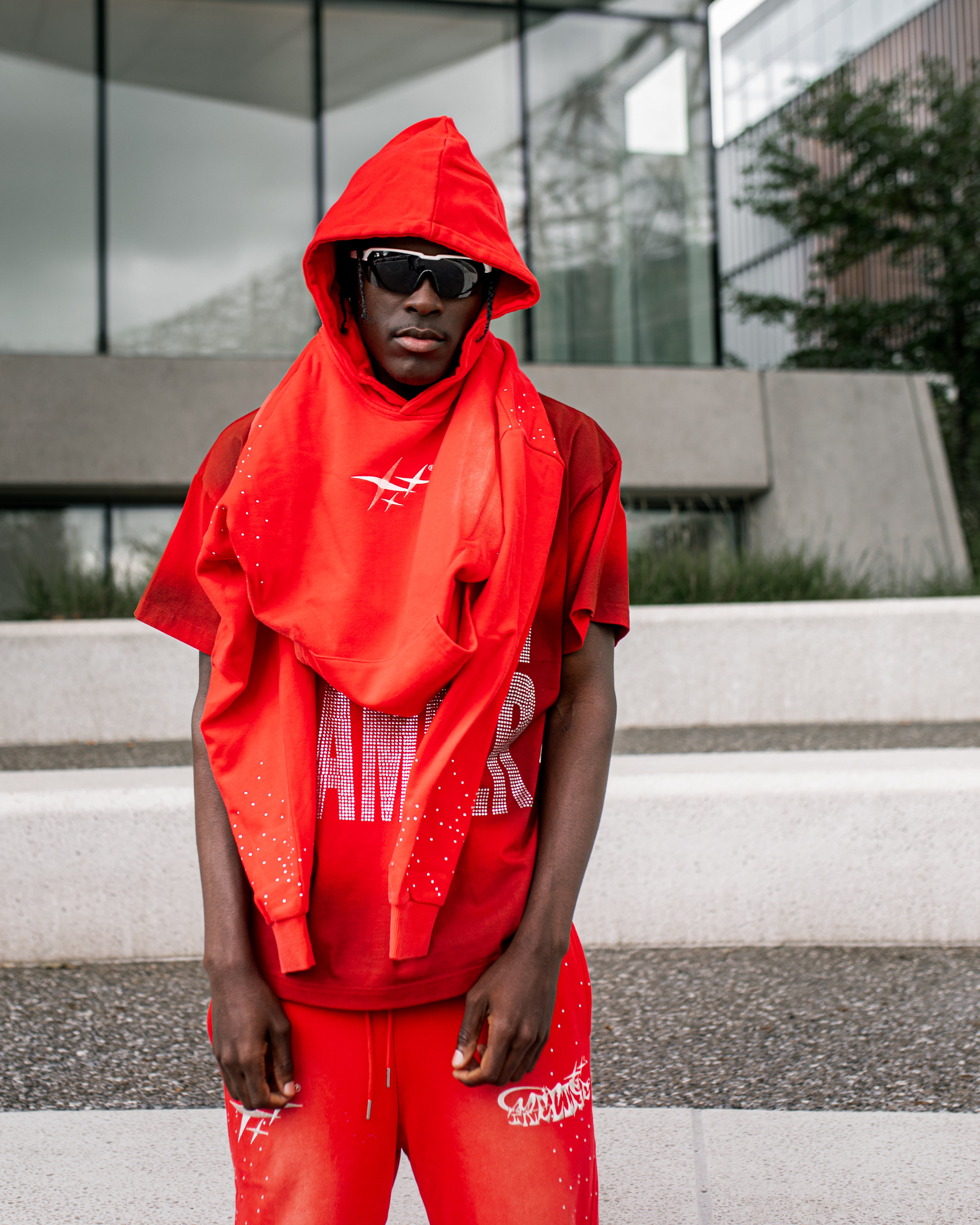 Cherry) “Star” Washed Hoodie – Precise x Co.