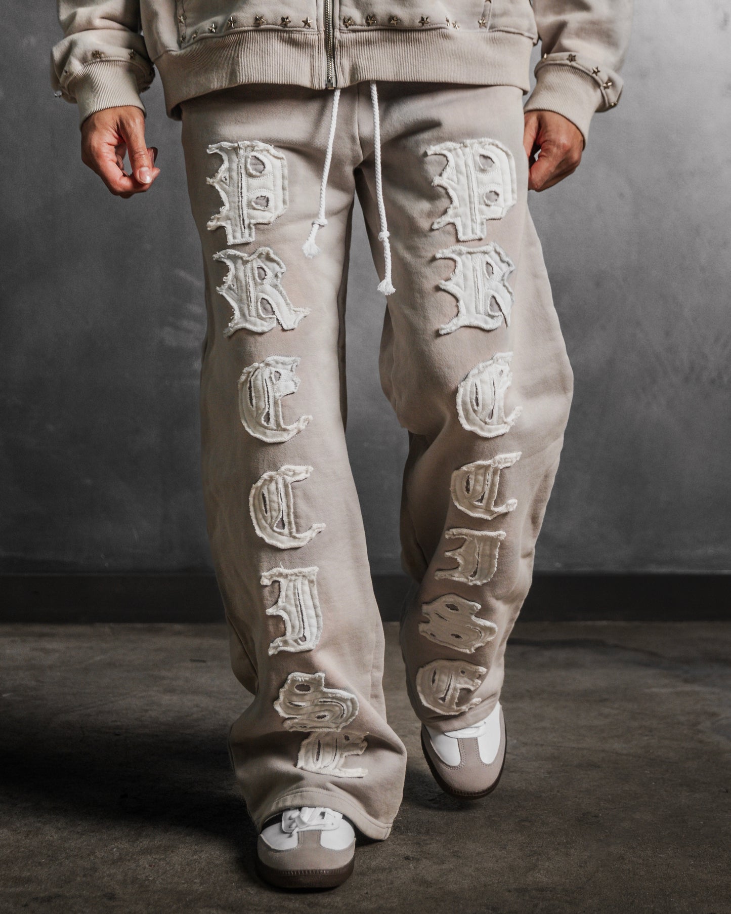 Grey Fade Logo Essential Pants