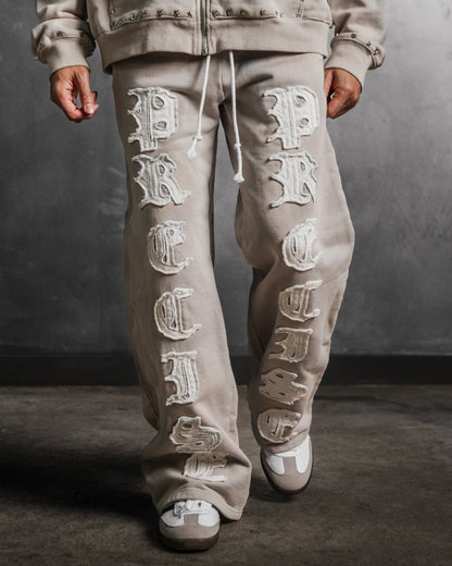 Grey Fade Logo Essential Pants