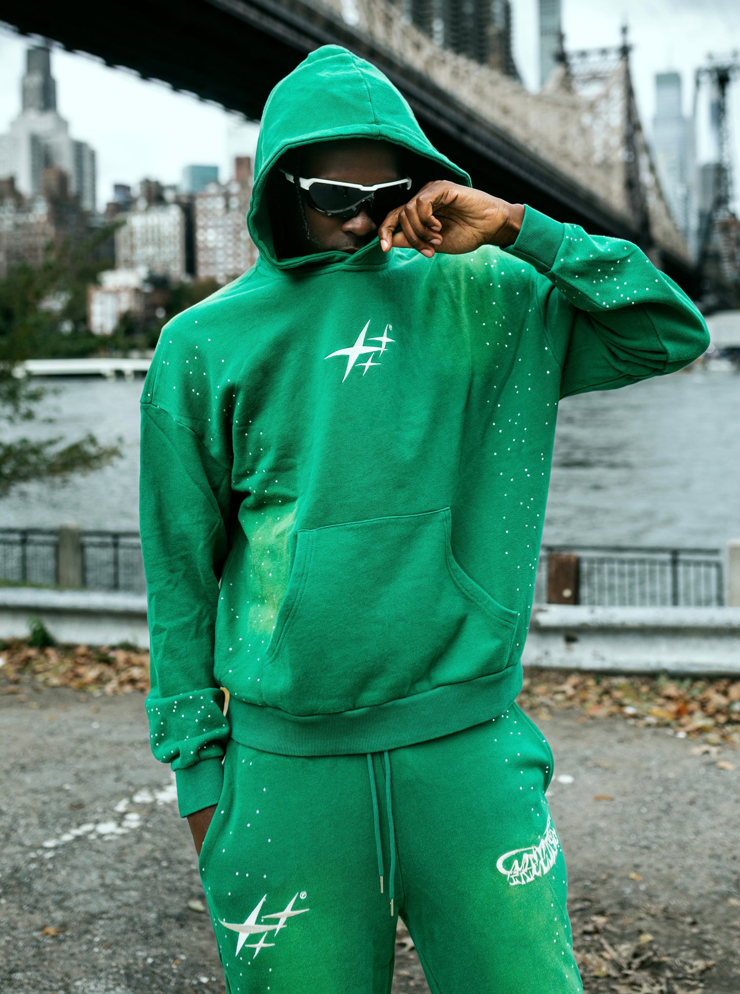 (Pine) “Star” Washed Hoodie