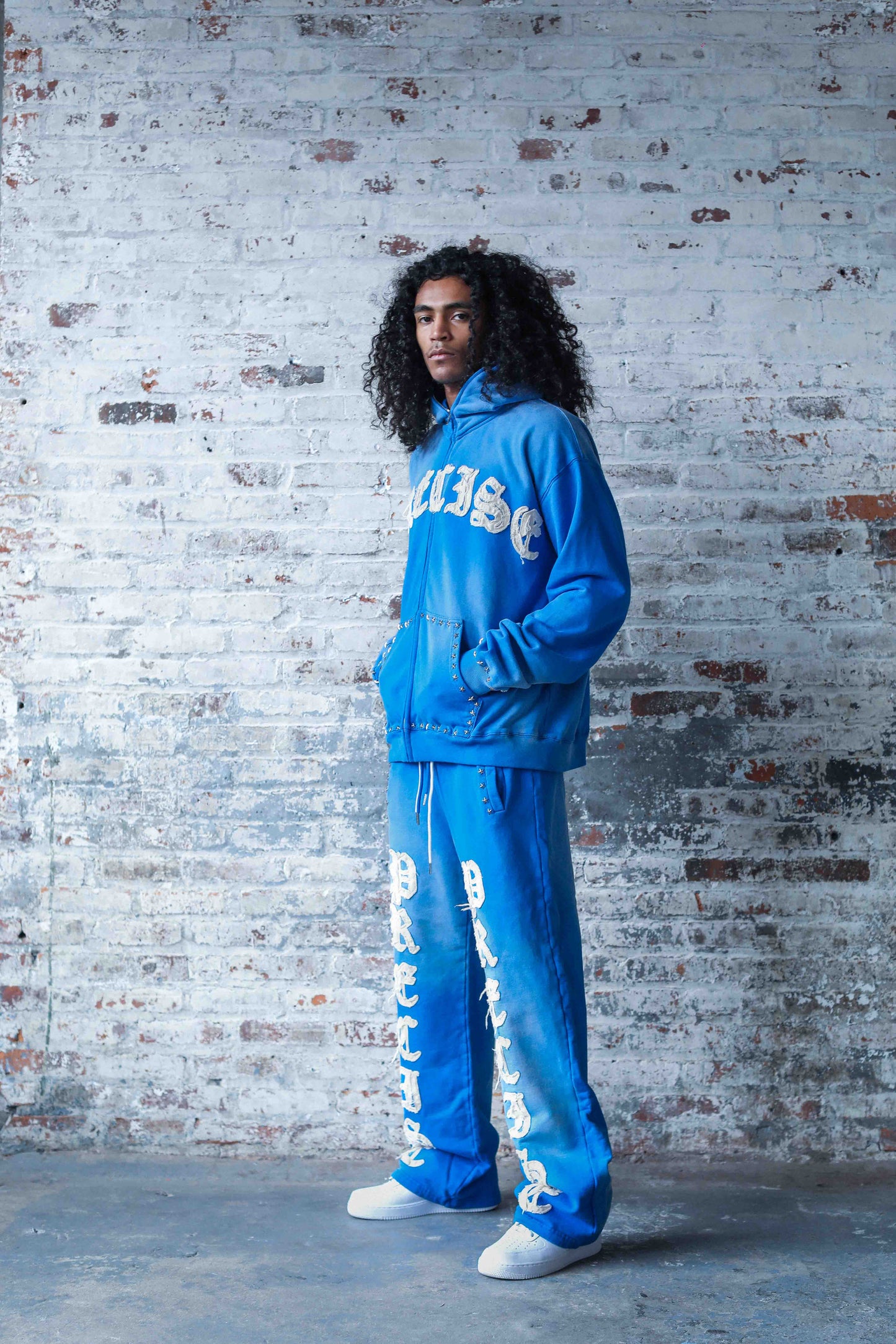 Sky Fade Logo Essential Hoodie