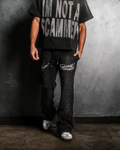 “Star” Washed Pants