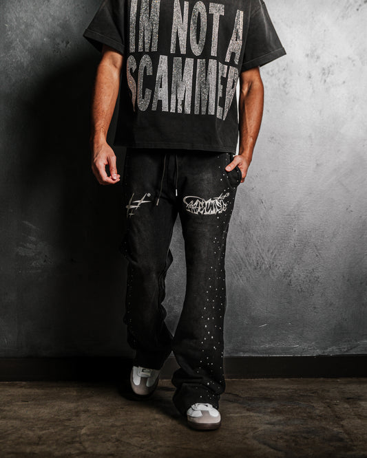 “Star” Washed Pants