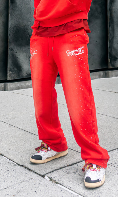 (Cherry) “Star” Washed Pants